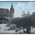 Fribourg - L'hôtel de ville, le grand tilleul et l'avenue des Alpes