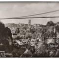 Fribourg - Le Pont suspendu du Gotteron et vue sur la ville