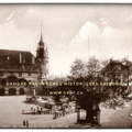 Fribourg - L'Hôtel de ville et le tilleul de Morat